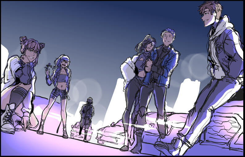 Blue Gang (Sketch)